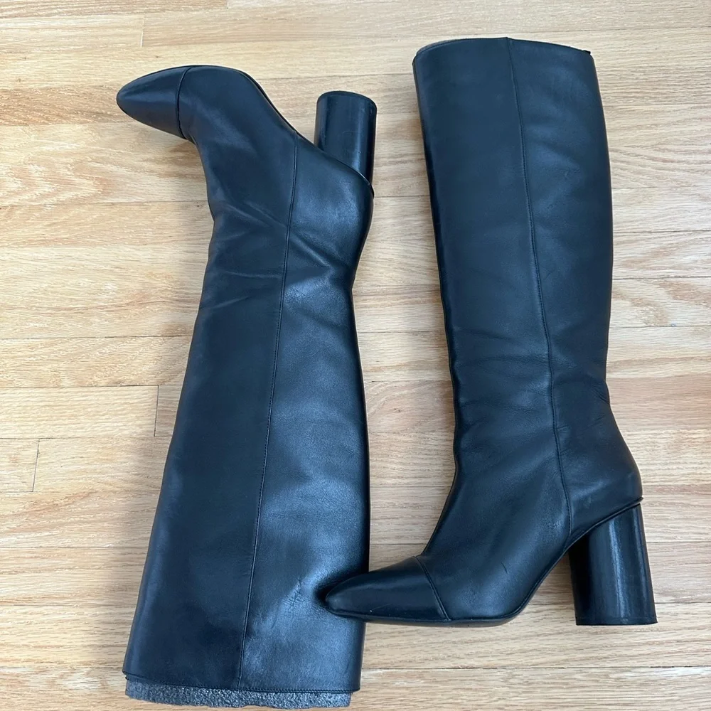 Nine West Black Over the Knee Boots - Picture 4 of 5